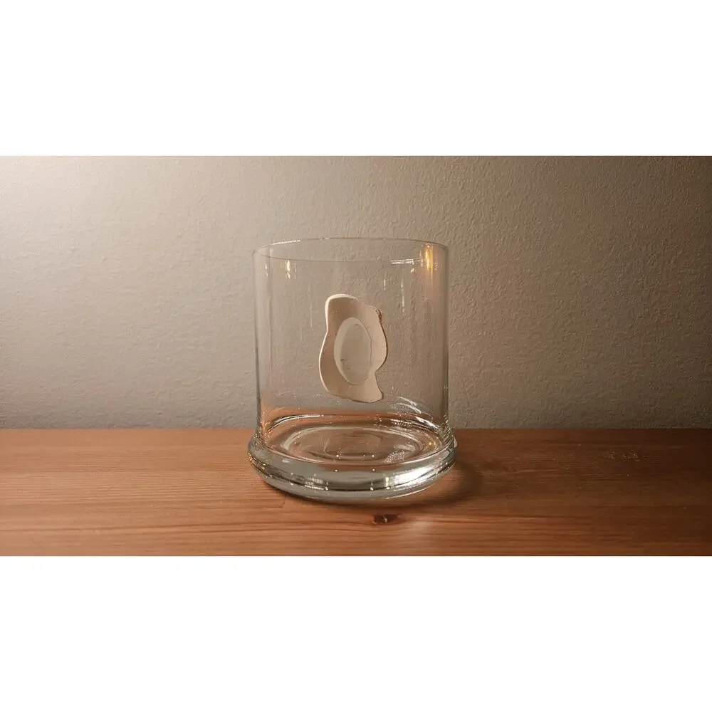 Vintage Mexican Siesta Sombrero Whiskey Low Ball Drinking Glass Old Fashioned